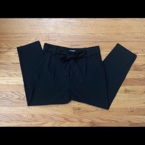 H&M paper bag tie-waist pant